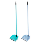 Dustpan - Plastic with 85cm Tall Wooden Handle - Collapsible